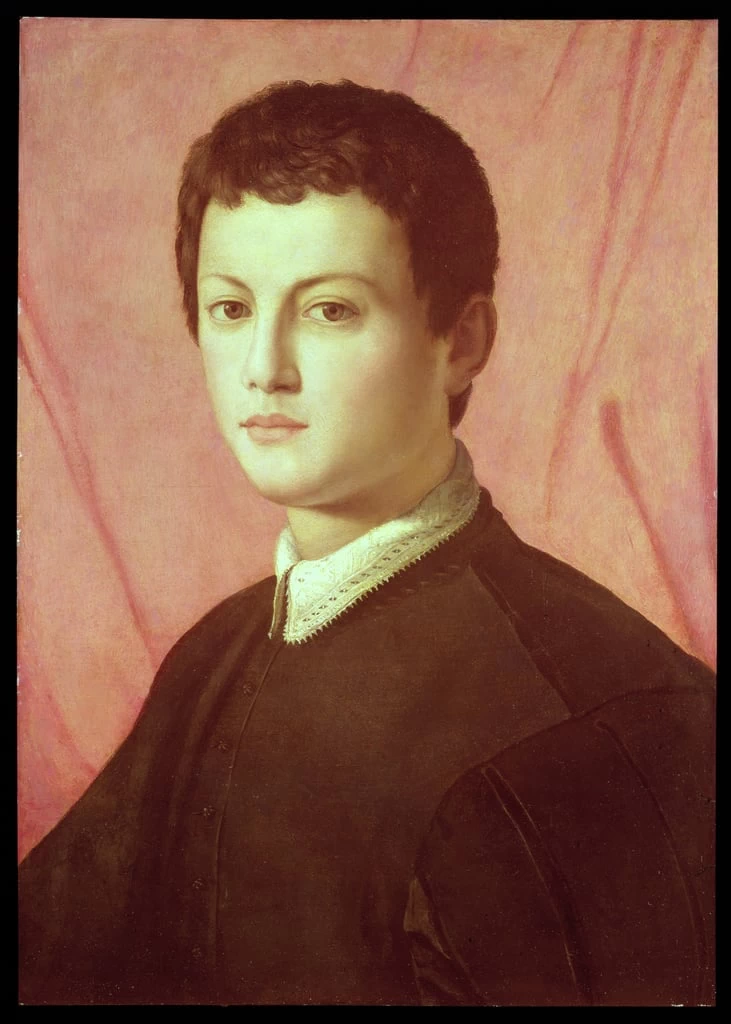  202-Agnolo Bronzino-Ritratto di un giovane 